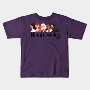 Ni una menos mujeres Kids T-Shirt